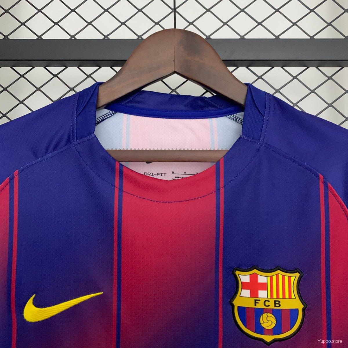 Barcelona Home Shirt 25/26 Fan Version - Adults - Free Personalisation!