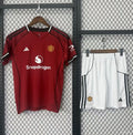 Manchester United Home Kit 25/26 Fan Edition - Kids - Free Personalisation + Patches!