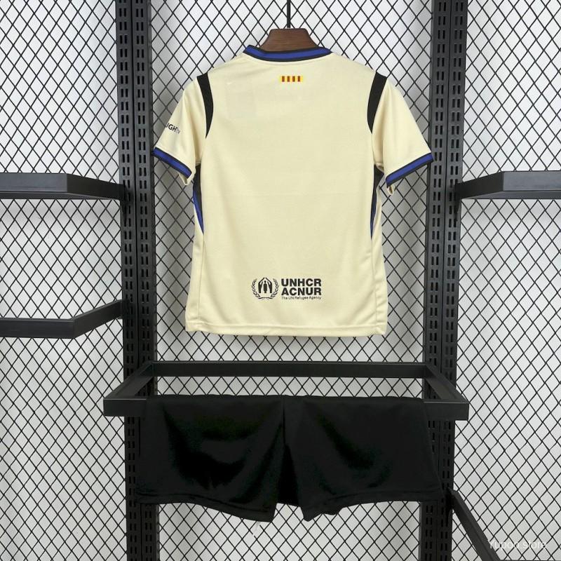 Barcelona Away Kit 25/26 Fan Edition - Kids -  Free Personalisation + Patches!