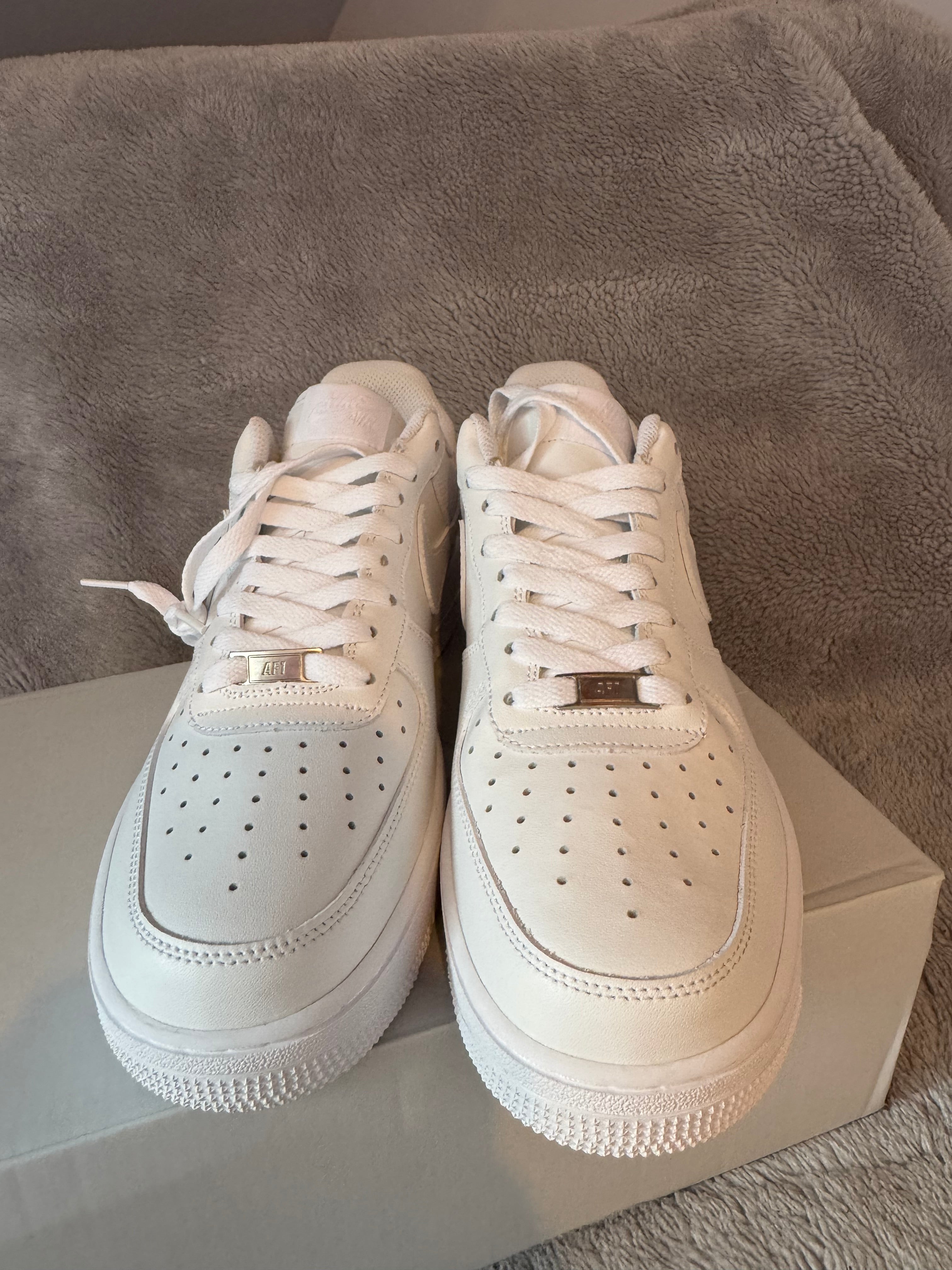 Nike Air Force 1 White Trainers