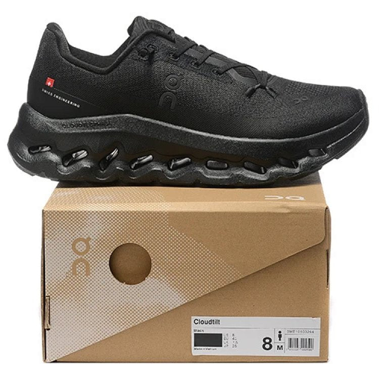 On Running Cloudtilt Full Black Trainers