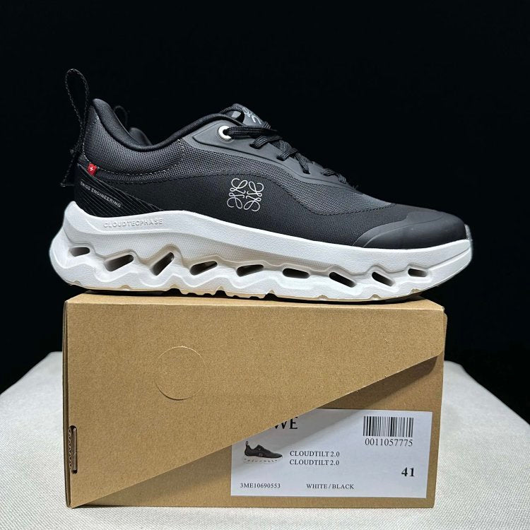 On Running Cloudtilt 2 x Loewe Black White Trainers