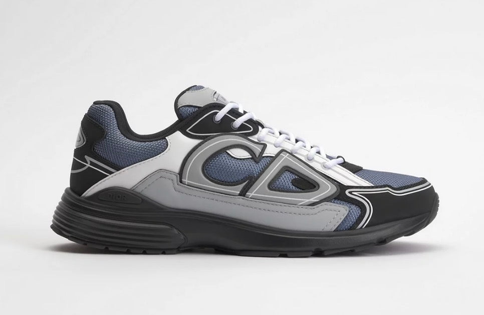 Dior B30 Mesh Blue Grey/White Trainers