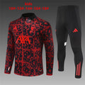 Liverpool Red/Black Warm Up Tracksuit - Kids and adult sizes