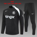 Chelsea Black Tracksuit - Kids and adult sizes