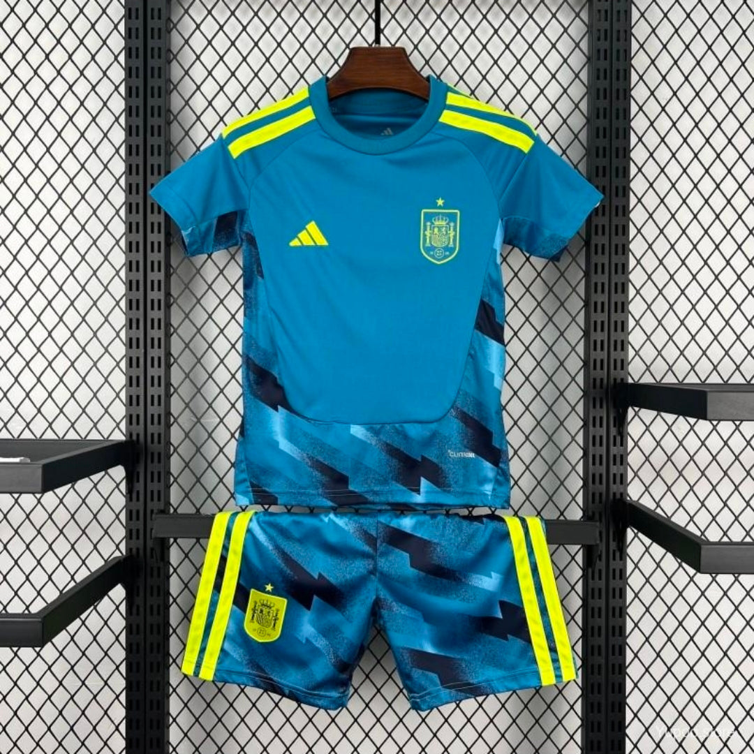 Spain World Cup 2026 Goalkeeper Kit Fan Edition - Kids - Free Personalisation