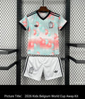 Belgium World Cup 2026 Away Kit Fan Edition - Kids - Free Personalisation