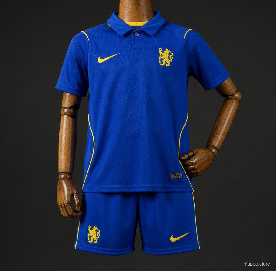 Chelsea Home Kit 26/27 Fan Edition - Kids - Free Personalisation + Patches!