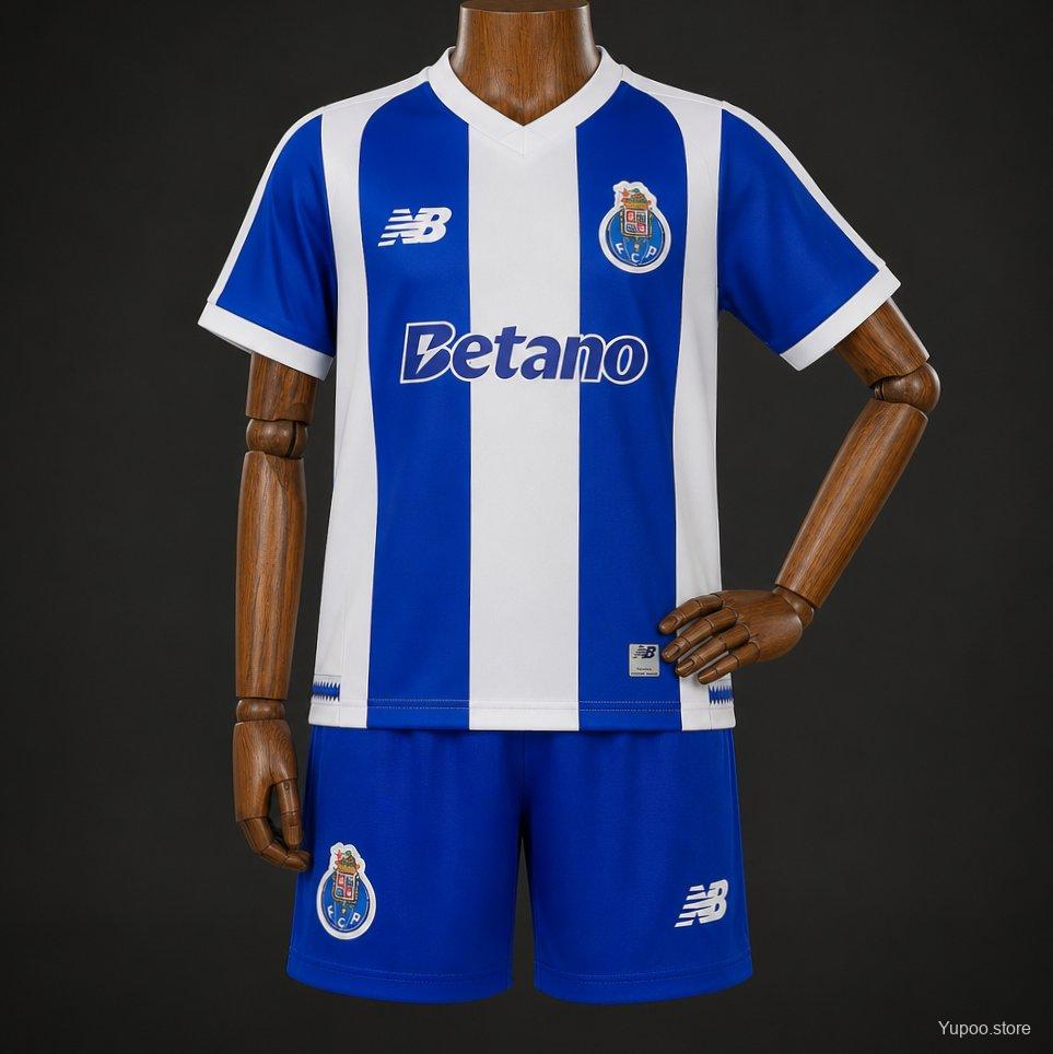 Porto Home Kit 26/27 Fan Edition - Kids - Free Personalisation + Patches!