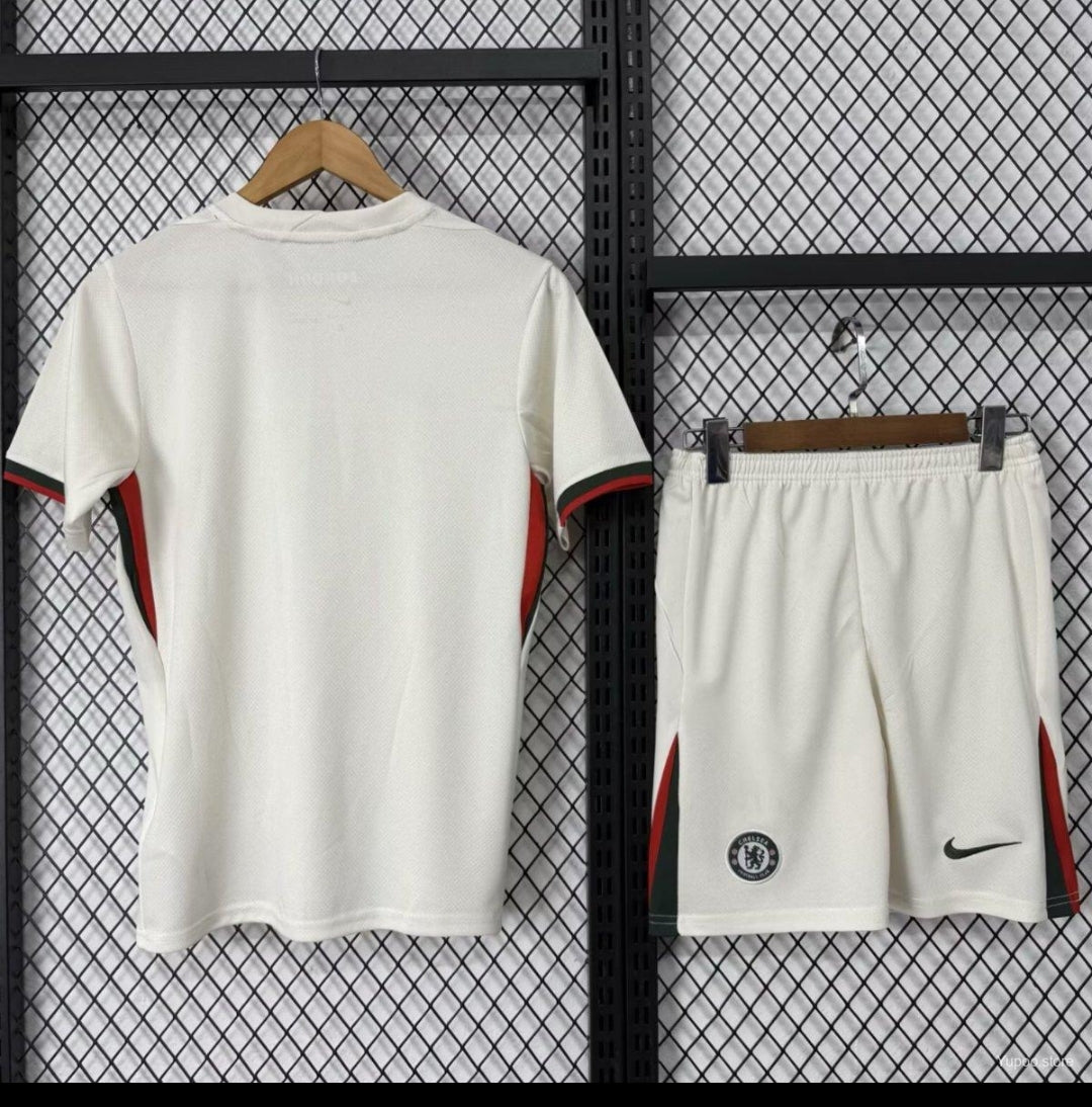 Chelsea Away Kit Fan 25/26 Fan Version - Kids - Free Personalisation + Patches!