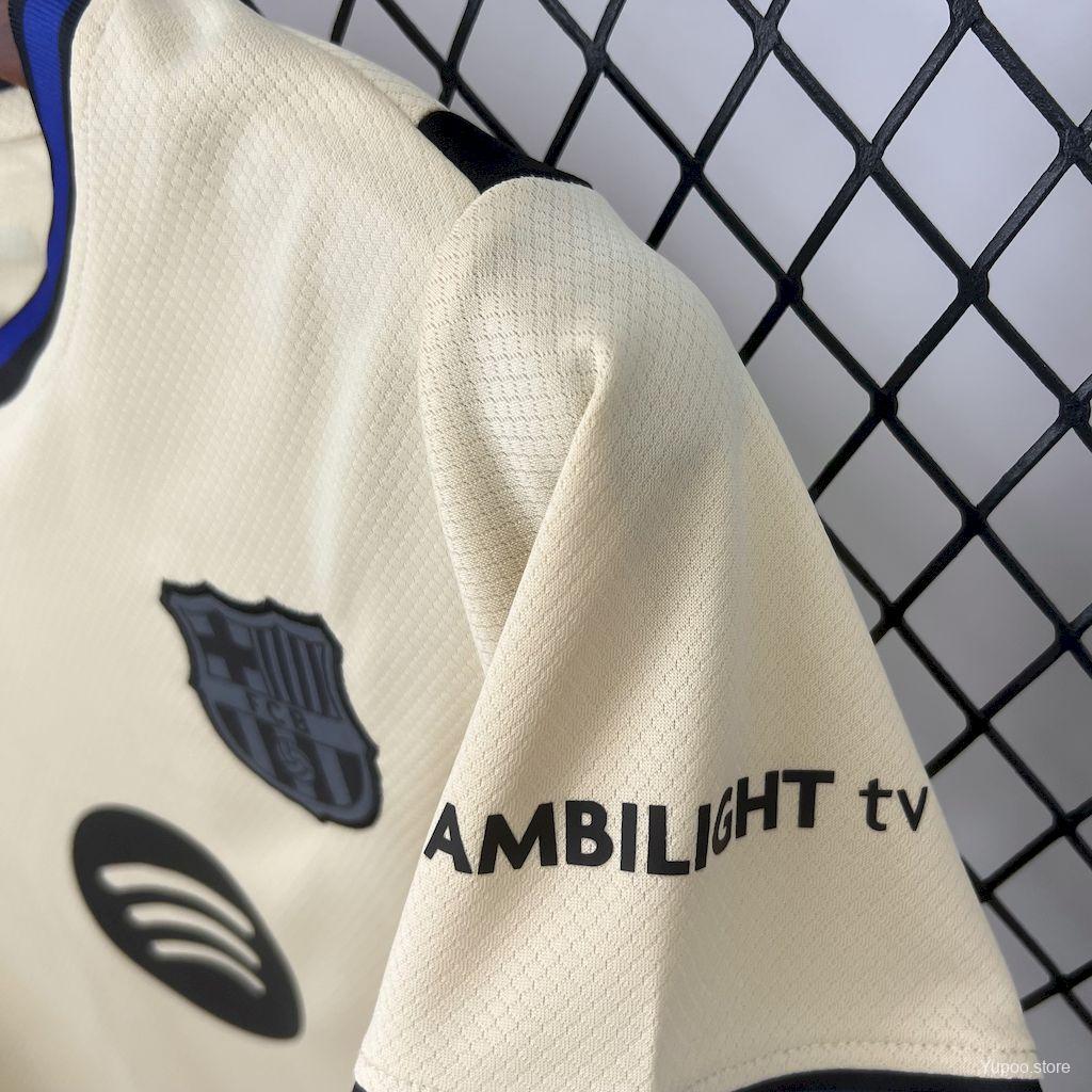 Barcelona Away Kit 25/26 Fan Edition - Kids -  Free Personalisation + Patches!