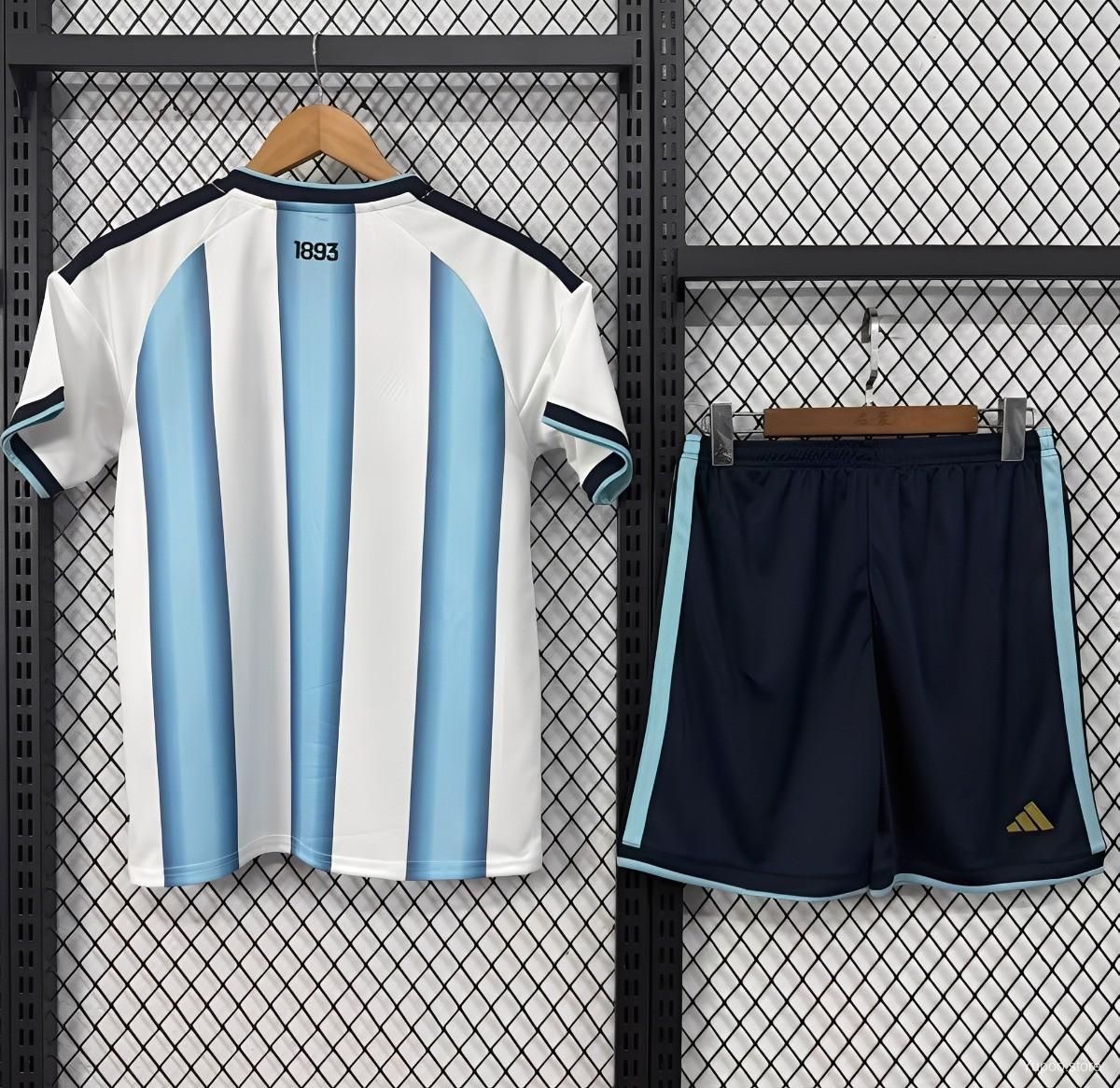 Argentina World Cup 2026 Home Kit Fan Edition - Kids - Free Personalisation