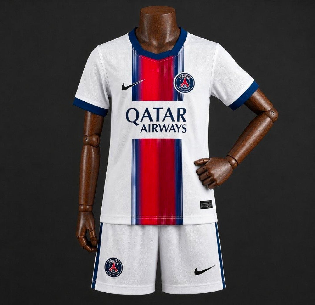 PSG Away Kit 26/27 Fan Edition - Kids - Free Personalisation + Patches!