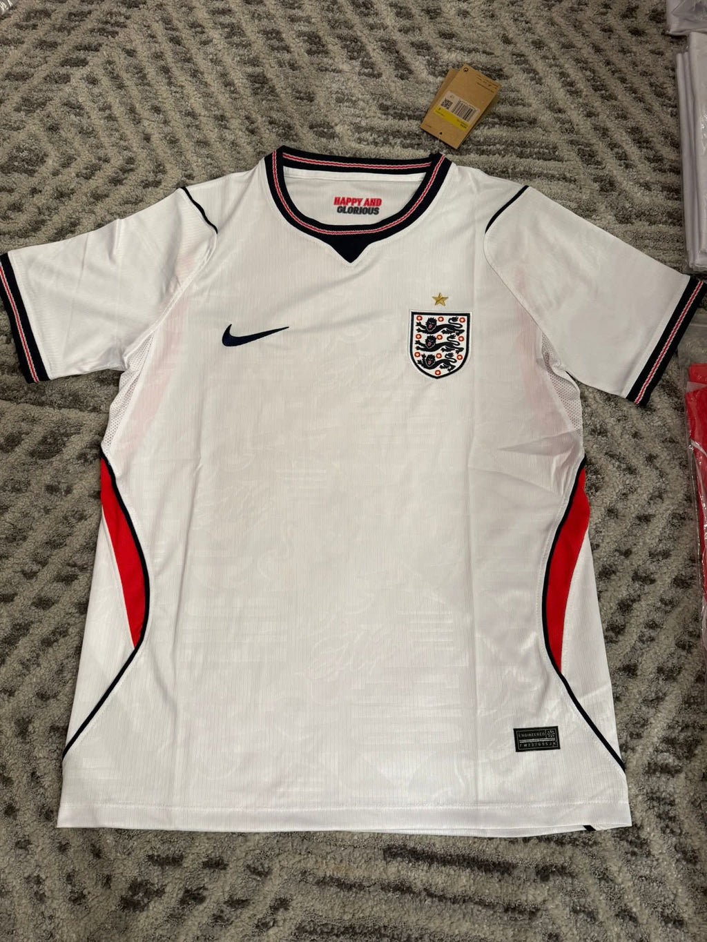 England Home Shirt 2026 Fan Version - Adults - Free personalisation!